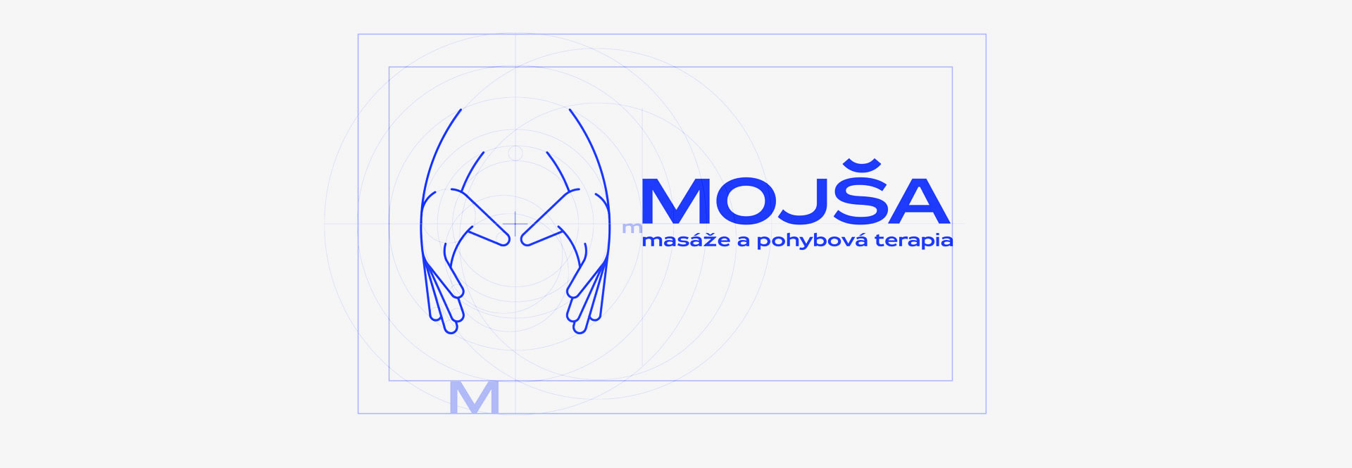 MOJŠA, fyzioterapia, logo, grafický dizajn